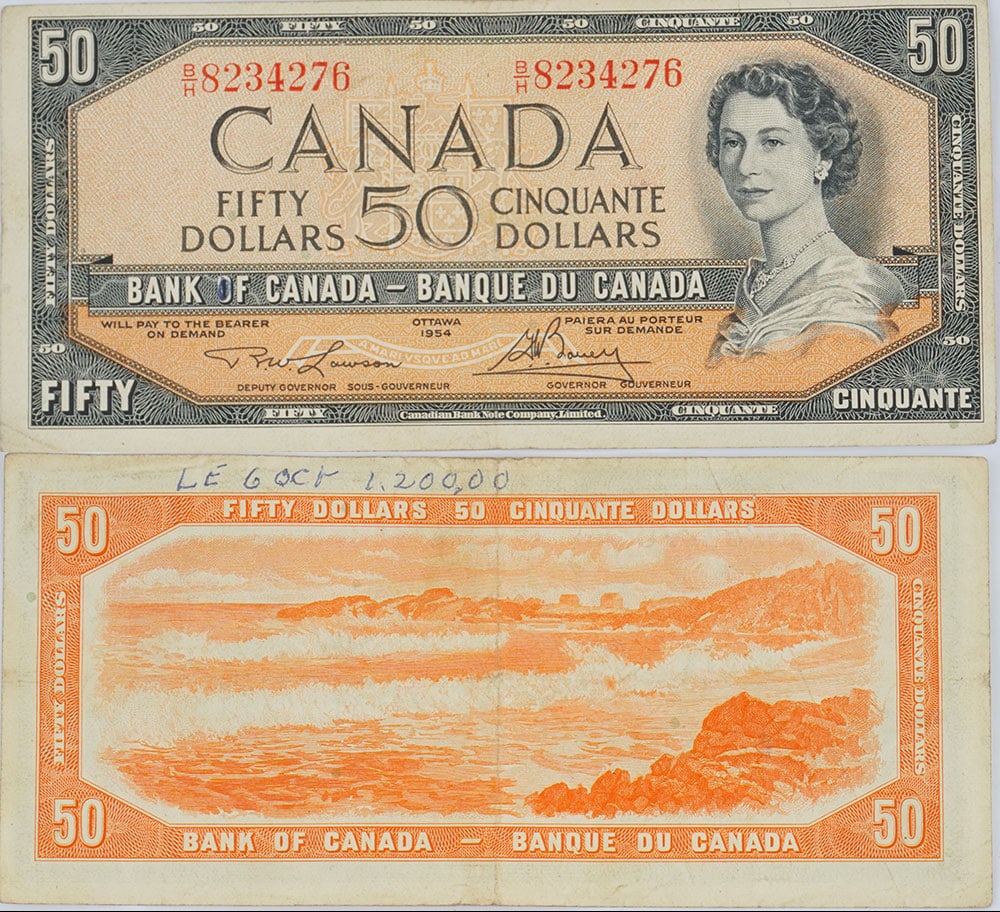 CANADA 1954 (1 of 1)