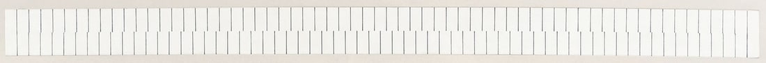 MORELLET, François (1926-2016): Description française: MORELLET, François (1926-2016) Sans titre - Décalage Encre sur papier Œuvre non-signée Provenance: Succession G.P., Westmount 4x64cm - 1,5x25,25" Englis