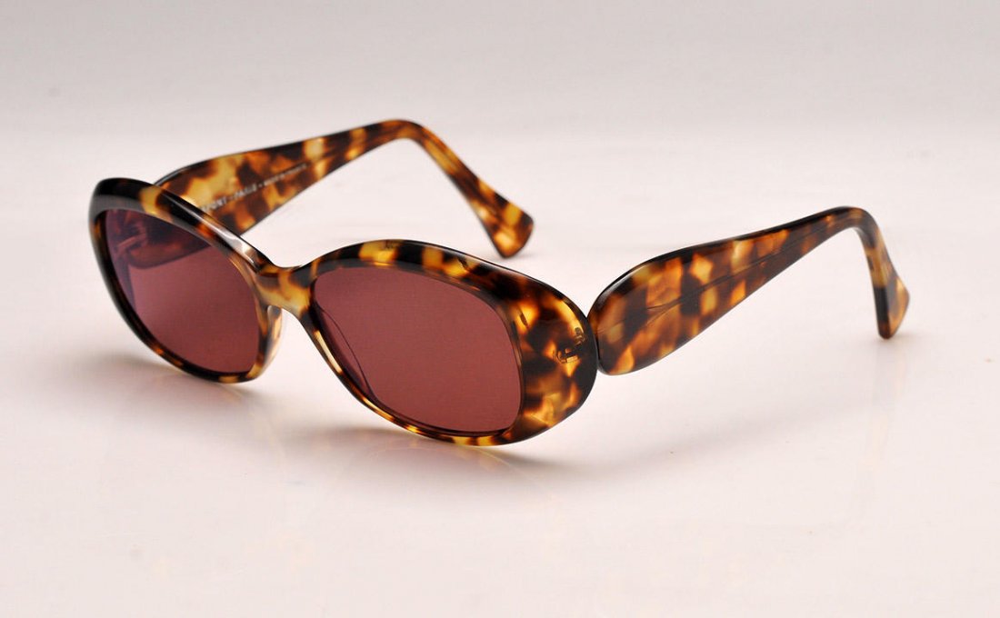 LAFONT, Jean: Sunglasses, tortoiseshell style frame. Signed ‘’Jean Lafont Paris’’.