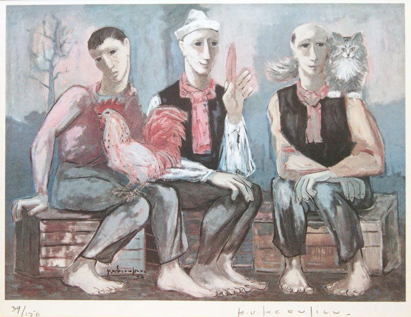 BEAULIEU, Paul Vanier RCA (1910-1996): BEAULIEU, Paul Vanier RCA (1910-1996) Characters Photolithograph Signed on the lower right: P.V. Beaulieu Numbered on the lower left: 39/150 35.5x43cm - 14x17"