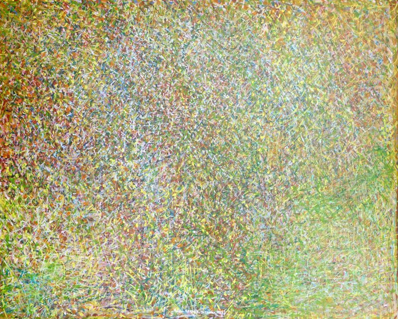 GARDAIR, Christian (1938-): GARDAIR, Christian (1938-) Untitled Oil on paper Signed and dated on the lower center: Christian Gardair 14 mai 1988 50x65cm - 19.75x25.5"