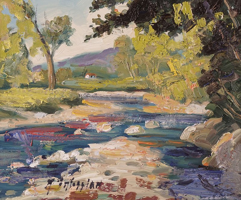 TATOSSIAN, Armand (1951-2012): TATOSSIAN, Armand (1951-2012)StreamOil on canvasSigned on the lower right: A. Tatossian25.5x30.5cm - 10x12"