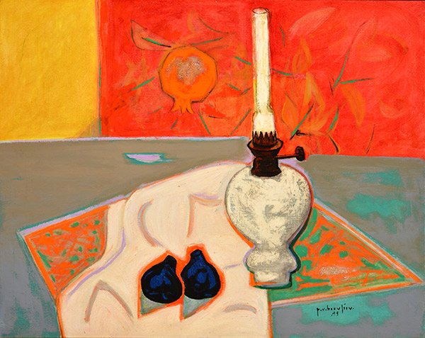 BEAULIEU, Paul Vanier RCA (1910-1996): BEAULIEU, Paul Vanier RCA (1910-1996) Still life Oil on canvas Signed and dated on the lower right: P.V Beaulieu 49 102x85cm - 40x33.5"