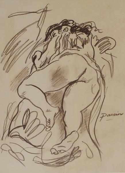 PASCIN, Jules (1885-1930): PASCIN, Jules (1885-1930)UntitledPatel on paperSigned on the lower left : PascinRequisition label on the back 29x21cm - 11.5x8.5"