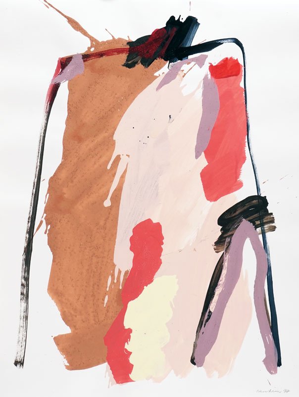 CANTIENI, Graham (1938-): CANTIENI, Graham (1938-) Untitled Acrylic on paper Signed and dated on the lower right: Cantineni 97 50x65.5cm - 19.5x25.5"