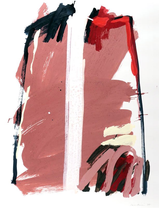 CANTIENI, Graham (1938-): CANTIENI, Graham (1938-) Untitled Acrylic on paper Signed and dated on the lower right: Cantineni 97 50x65.5cm - 19.5x25.5"