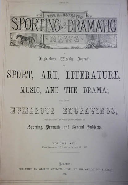 NEWSPAPERS : The Times + Illustrated Sporting & (1 of 1)