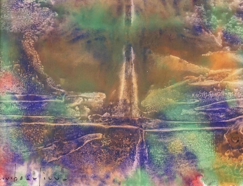 BEAULIEU, Paul Vanier (1910-1996): BEAULIEU, Paul Vanier (1910-1996) Untitled Ink and watercolour on paper Signed on the lower left: P.V. Beaulieu 30.5x40.5cm - 12x16" Est: 400-600