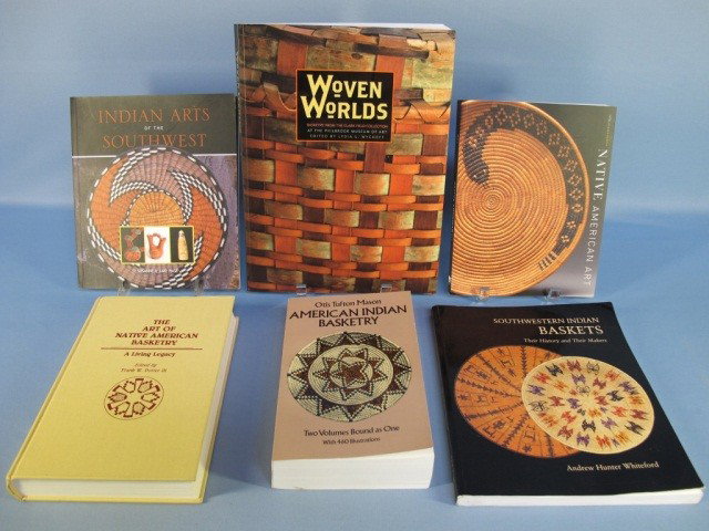 Six Books on American Indian Basketry: Six Books on Native American Basketry 1. The Art Of Native American Basketry A Living Legacy, Edited by Frank W. Porter III, Hard Back, Greenwood Press 1990 348 pages, Excellent Condton 2. Southwester