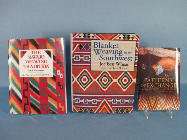 Three Books on Southwest & Navajo Weavings: Three Books on Southwest & Navajo Weavings 1. Blanket weaving in the Southwest by Joe Ben Wheat - University of Arizona Press (2003.10.01) - hardback - 444 pages. Exquisite blankets, sarapes and ponch