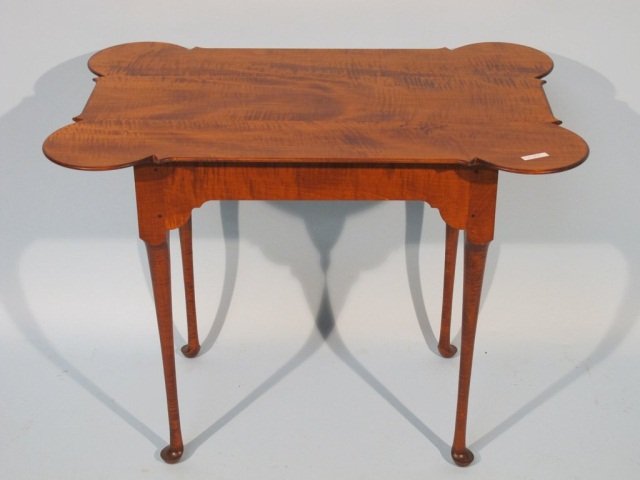 113 J L Treharn Porringer Tea Table Tiger Maple May 03 2018 113 J L Treharn Porringer Tea Table Tiger Maple May 03 2018 Maria Mozgova Auction In Tx