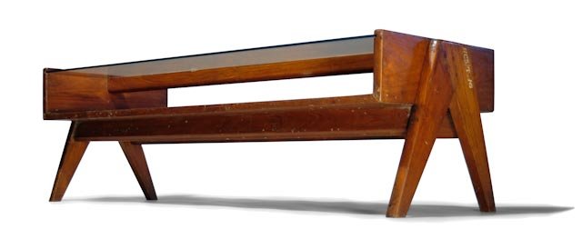 Teak rectangular coffee table