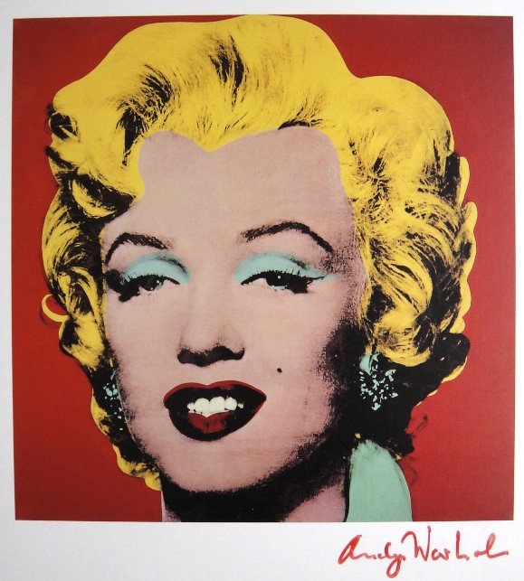 17: ANDY WARHOL, Signed Print, Marilyn Monroe