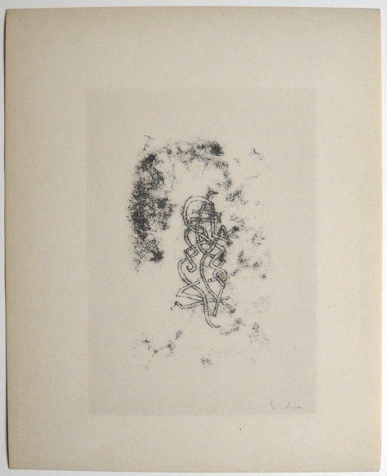 Paul KLEE, Signed original Lithograph, 1934: Hand signed lithograph by Paul Klee "Compliciert-Offensiv" from 1934. Signed VIP edition. Signatur in pencil by KLEE. Edition: Muller & I. Kiepenheuer Verlag, Potsdam / Berlin. Prov: Galerie les Toure