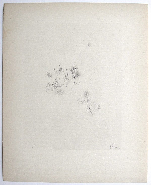 Paul KLEE, Signed original Lithograph, 1934: Hand signed lithograph by Paul Klee "Einiges" from 1934. Signed VIP-book edition. Signatur in pencil by KLEE. Edition: Muller & I. Kiepenheuer Verlag, Potsdam / Berlin. Prov: Galerie les Tourettes, Dr