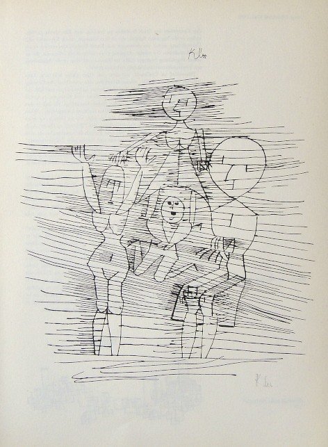 Paul Klee, signed original Lithograph, 1939: Paul Klee signed original Lithograph from a VIP folder 1939. Hand signed by Klee in pencil and singned in the plate. Prov: Galerie les Tourettes, Dr. A. Wertheimer, Paris. Size: 11.4 x 7.9 inches (29 