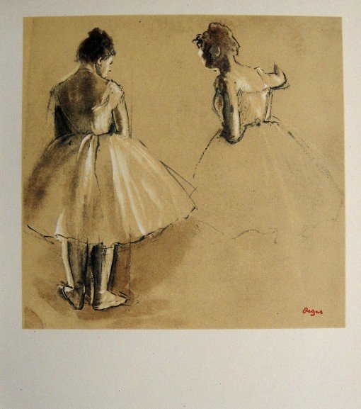 Edgar Degas, Original Lithograph, 1963: Beautiful Lithograph from Edgar Degas. Signed in the plate. From the VIP book "DEGAS - Dessins". Editeur: Cercle d'Art, Paris. Size: 11.8 x 8.7 inches (30 x 22 cm).