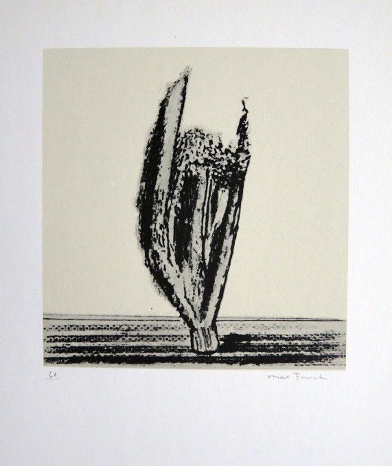 Max Ernst, signed Lithogrraph, 1957: Lithograph from Max Ernst, published in 1957. Hand signed by Ernst, signature and 61 in pencil. From a VIP book "Historie naturelle II". Prov: Galerie Berggruen, Paris. Size: 12.2 x 10.6 inches (31 x