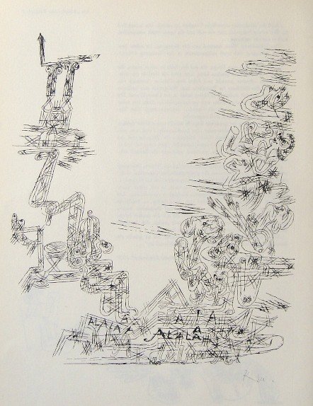 Paul Klee, signed original Lithograph, 1939: Paul Klee signed original Lithograph from a VIP folder 1939. Hand signed by Klee in pencil and singned in the plate. Prov: Galerie les Tourettes, Dr. A. Wertheimer, Paris. Size: 11.4 x 7.9 inches (29 