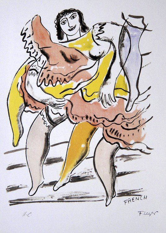 Fernand Leger "Paris Ma Ville" Special Print: Fernand Leger "Paris Ma Ville" special print. From a signed VIP book. Signed in the plate and signed H.C. in pencil. Size: 13.4 x 9.1 in (34 x 23 cm).