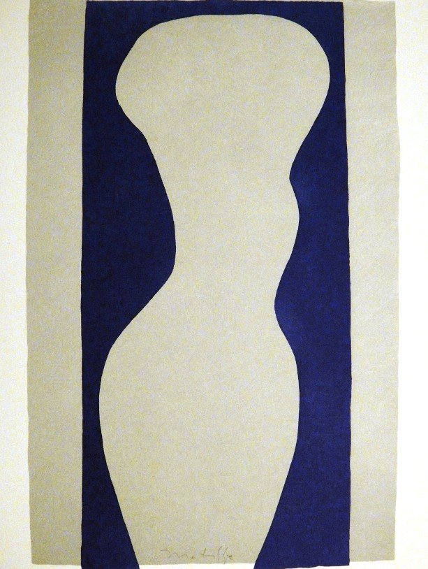 Henri Matisse, signed Lithograph "Jazz", 1951: Henri Matisse, signed lithograph from the VIP folder "Jazz". Hand signed by Matisse in pencil. 2. Edition, published in 1951. Prov: Galerie les Tourettes, Dr. A. Wertheimer, Paris. Size: 14.57 x 11.02