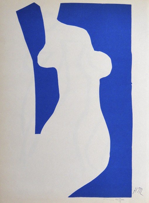 Henri Matisse "Verve Paris" signed original Lithograph: Henri Matisse, original Lithograph. From a signed VIP book "Verve Paris" from 1953. Hand signed by Matisse in pencil and signed in the plate. Editeur Fernand Mourlot. Size: 13.8 x 10.2 in (35 x 26 cm)