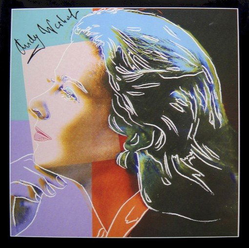 Andy Warhol signed Print "Ingrid Bergman" 1983: Special Print by Andy Warhol "Portrait of Ingrid Bergman". Hand signed by Andy Warhol in black pen. From a signed gallery edition, picturing Ingrid Bergman / Malmš Sweden, 1983. Size: 8.86 x 8.86 inc