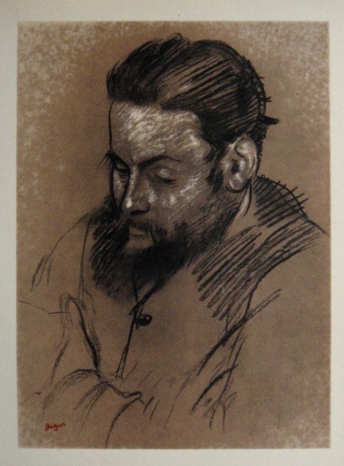 Edgar Degas, Original Lithograph, 1963: Beautiful Lithograph from Edgar Degas. Signed in the plate. From the VIP book "DEGAS - Dessins". Editeur: Cercle d'Art, Paris. Size: 11.8 x 8.7 inches (30 x 22 cm).