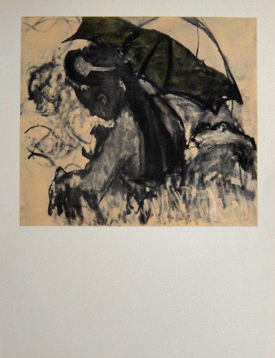 Edgar Degas, Original Lithograph, 1963: Beautiful Lithograph from Edgar Degas. Signed in the plate. From the VIP book "DEGAS - Dessins". Editeur: Cercle d'Art, Paris. Size: 11.8 x 8.7 inches (30 x 22 cm).