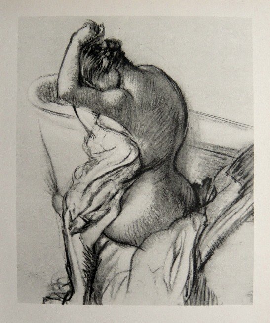 Edgar Degas, Original Lithograph, 1963: Beautiful Lithograph from Edgar Degas. From the VIP book "DEGAS - Dessins". Editeur: Cercle d'Art, Paris. Size: 11.22 x 8.66 inches (28.5 x 22 cm).