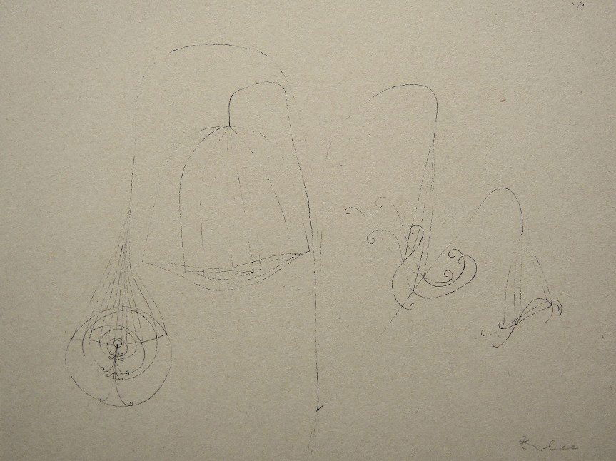 PAUL KLEE, Original Lithograph, 1934: Hand signed lithograph by Paul Klee from 1934. Signed VIP edition. Signatur in pencil by KLEE. Limited edition of 525 copies, of which only 25 examples were signed. Paul KLEE drawings, Edition: Muller