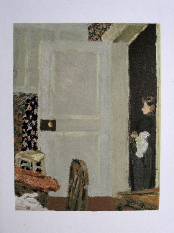 Pierre BONNARD, Original Lithograph, 1966: Original Lithograph from Pierre BONNARD 1966. From a signed VIP folder "Derriere le Miroir" DLM No 158 - 159. Maeght Editeur, Paris. Size: 14.96 x 10.83 inches (38 x 27.5 cm), printed on the back.