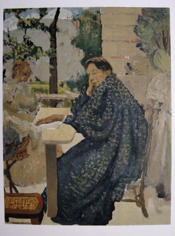 Pierre BONNARD, Original Lithograph, 1966: Original Lithograph from Pierre BONNARD 1966. From a signed VIP folder "Derriere le Miroir" DLM No 158 - 159. Maeght Editeur, Paris. Size: 14.96 x 10.83 inches (38 x 27.5 cm), printed on the back.