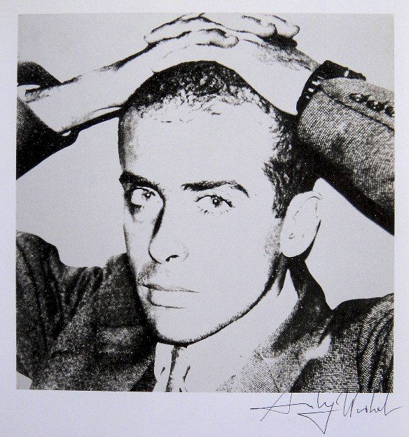 Andy Warhol, signed Print, Francesco Clemente, 1986: Andy WARHOL, "Francesco Clemente" signed Print. From a signed VIP book from 1986. Hand signed by Andy Warhol in black pen. Size: 10.63 x 9.25 in (27 x 23.5 cm).