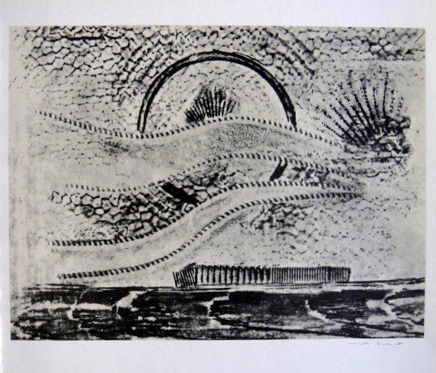 Max Ernst, signed Lithogrraph, 1957: Lithograph from Max Ernst, published in 1957. Hand signed by Max Ernst in pencil. From a VIP book "Historie naturelle II". Prov: Galerie Berggruen, Paris. Size: 12.2 x 10.6 inches (31 x 27 cm).