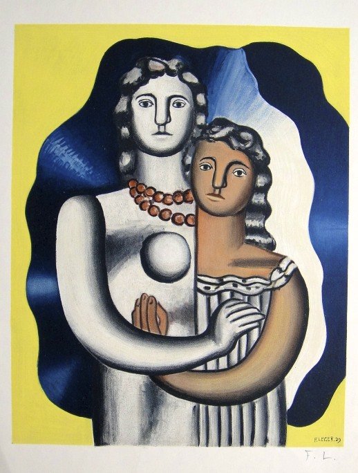 Fernand LŽger, original Lithograph, 1952: Original Lithograph by Fernand LŽger. Signed in the plate. From a signed VIP book, published in 1952. Editeur: Maeght, Paris. Size: 14.96 x 10.83 inches (38 x 27.5 cm), printed on the back.