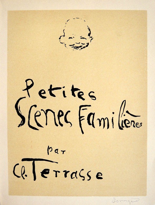 Pierre BONNARD, Original Lithograph, 1942: Original Lithographh from Pierre BONNARD. From a signed VIP folder, published in 1942. Hand signed by Bonnard in pencil. Maeght Editeur, Paris. Size: 12.2 x 9.45 inches (31 x 24 cm).