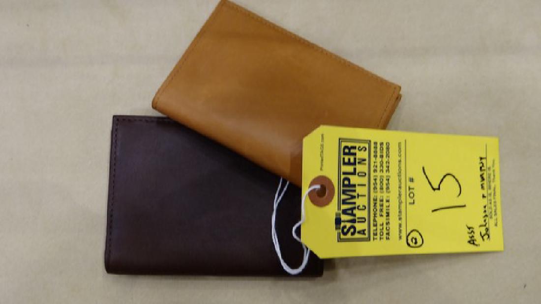 2 JOHNSON & MURPHY ASSORTED BI-FOLD WALLETS - WITH (1 of 1)
