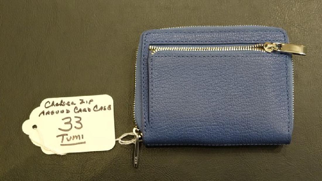 TUMI ZIP-AROUND CARD CASE - CHELSEA - PERIWINKLE (1 of 1)