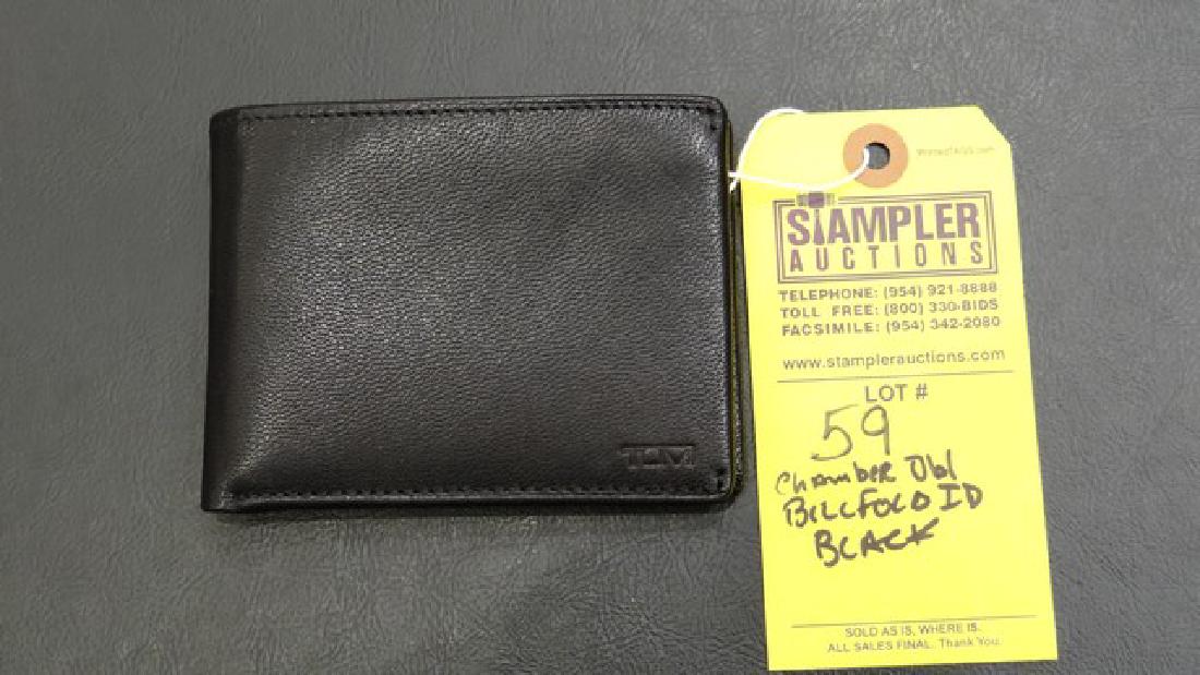 TUMI DOUBLE BILLFOLD WITH ID - CHAMBERS - BLACK (1 of 1)
