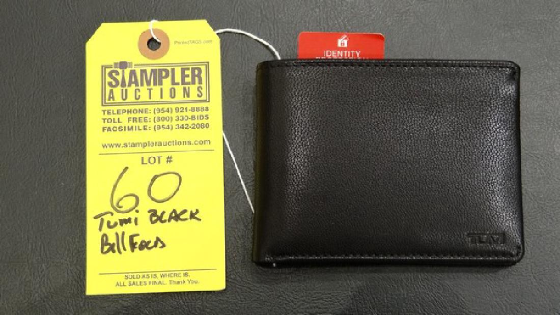 TUMI DOUBLE BILLFOLD WITH ID - CHAMBERS - BLACK (1 of 1)