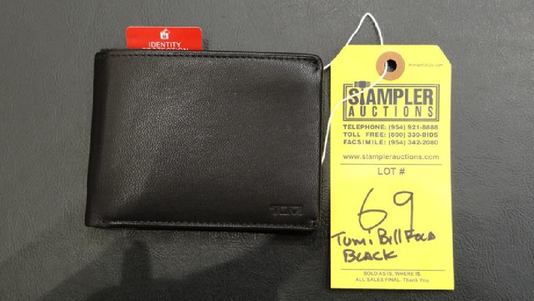 TUMI DOUBLE BILLFOLD WITH ID - CHAMBERS - BLACK (1 of 1)