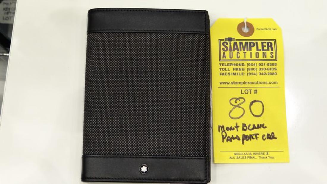 MONT BLANC PASSPORT HOLDER - 107638 (1 of 1)