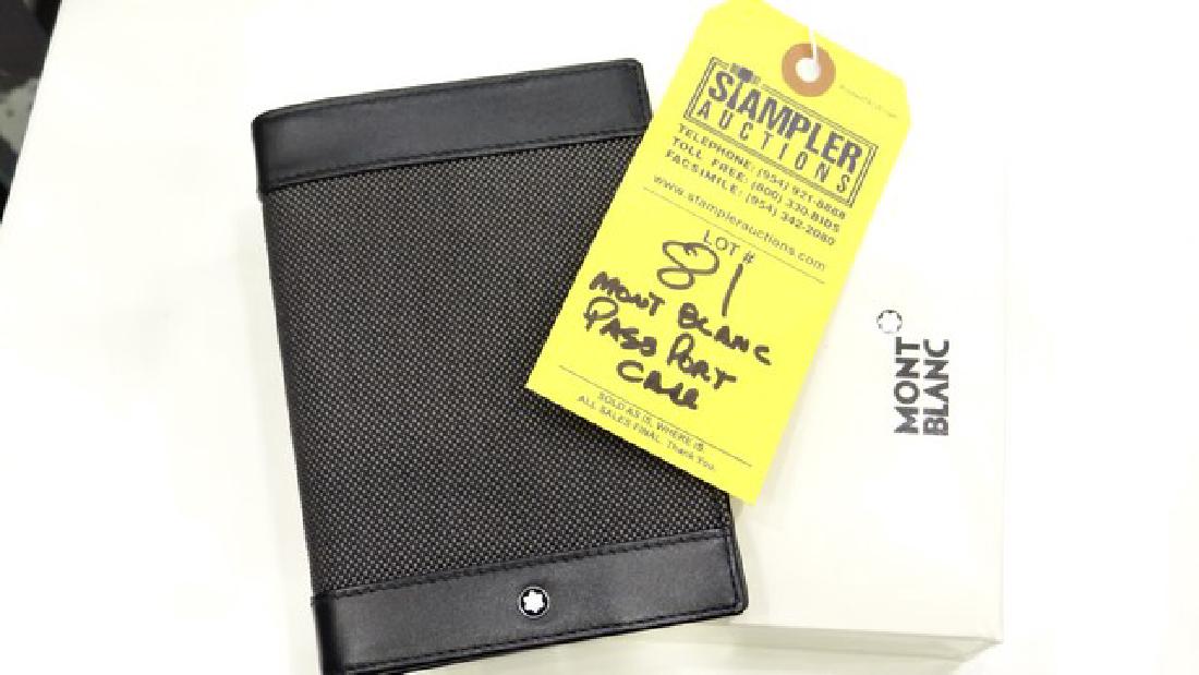 MONT BLANC PASSPORT HOLDER - 107638 - WITH BOX (1 of 1)