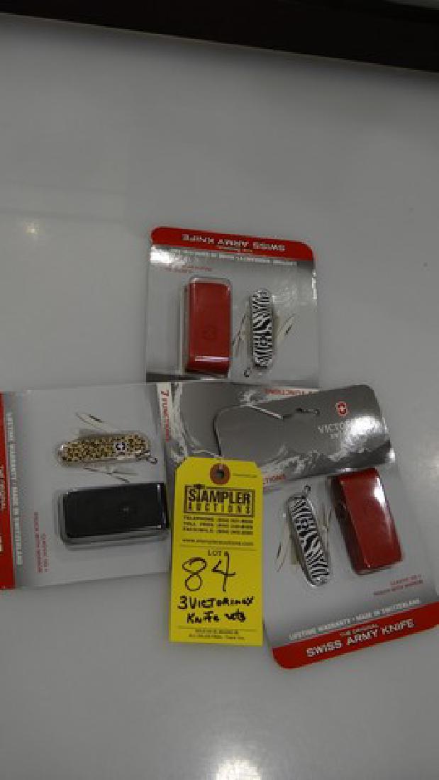 3 VICTORINOX SWISS ARMY KNIFE - 7 FUNCTION: 3 VICTORINOX SWISS ARMY KNIFE - 7 FUNCTION