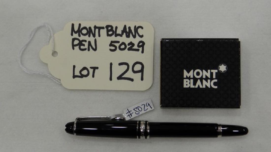 MONT BLANC RESIN MINI FOUNTAIN PEN - 10755 - BLACK & (1 of 1)