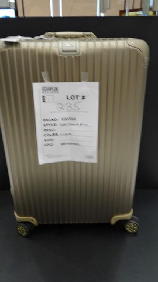 RIMOWA SUITCASE - ALUMINUM - TOPAS 32 MULTI-WHEEL -: RIMOWA SUITCASE - ALUMINUM - TOPAS 32 MULTI-WHEEL - TITANIUM - 4003743010363