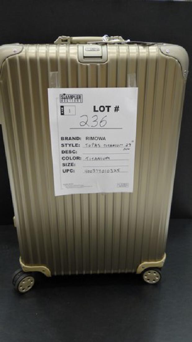 aluminum topas suitcase
