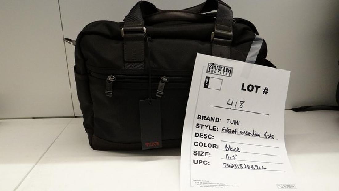 TUMI TOTE - CANVAS - EVERETT 11.5'' - BLACK - (1 of 1)