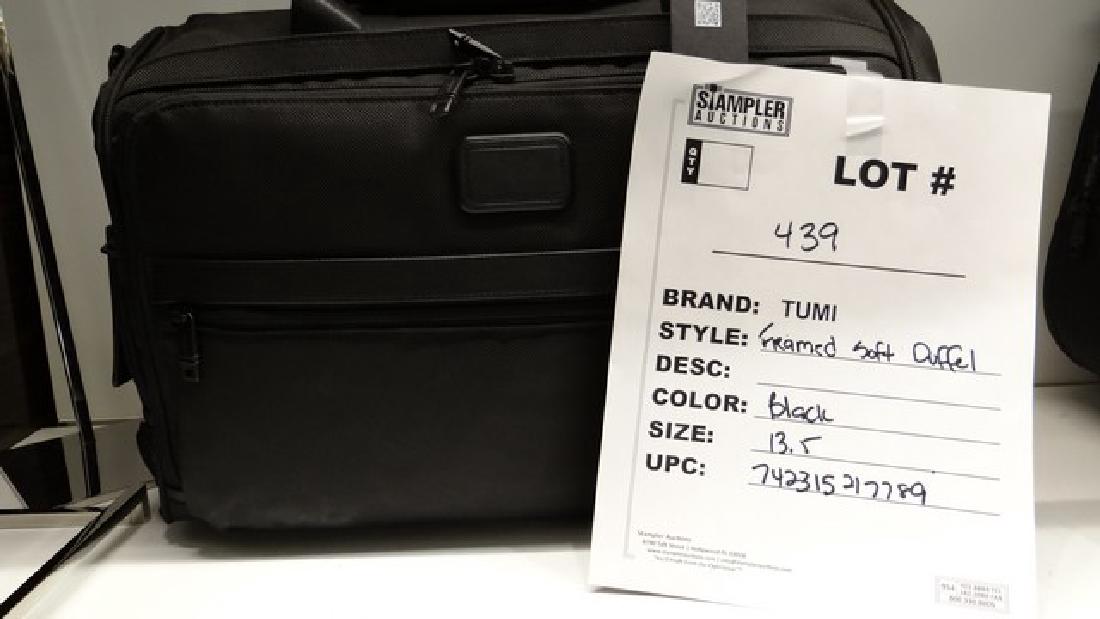 TUMI - CANVAS - FRAMED SOFT DUFFEL 13.5'' - BLACK - (1 of 1)